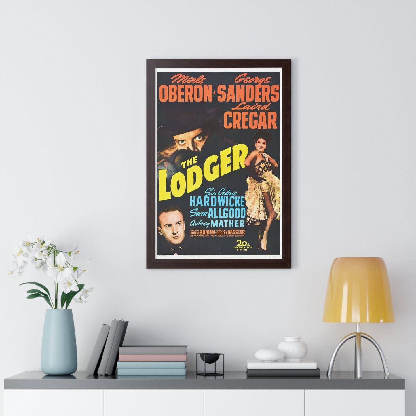 THE LODGER 1944 - Framed Movie Poster-The Sticker Space