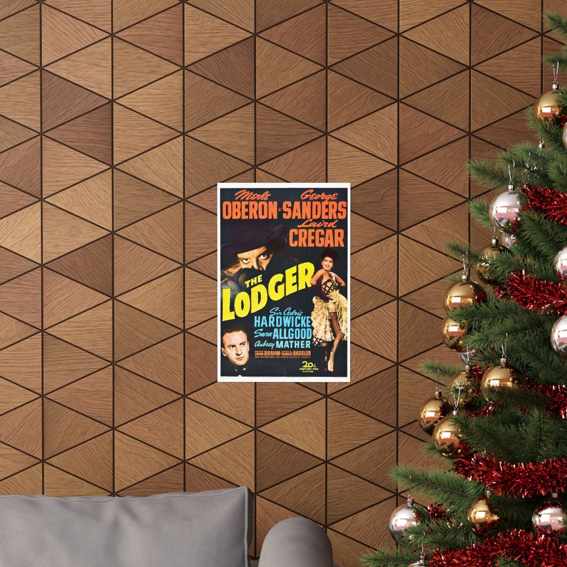 THE LODGER 1944 - Paper Movie Poster-The Sticker Space