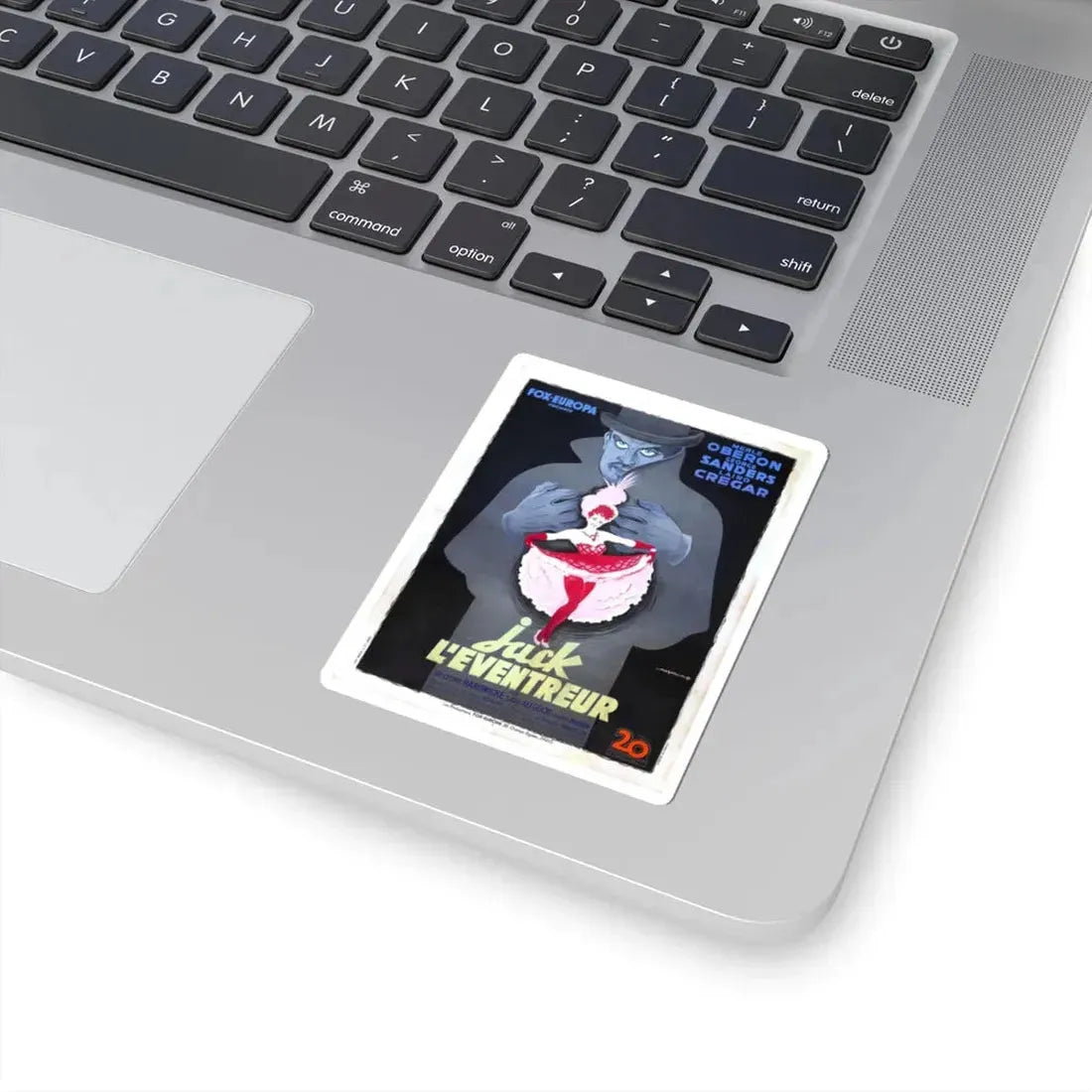 THE LODGER (FRENCH) 1944 Movie Poster - STICKER Vinyl Kiss-Cut Decal - The Sticker Space