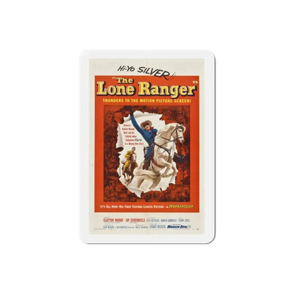 The Lone Ranger 1956 Movie Poster Refrigerator Magnet 2 Inch - The Sticker Space