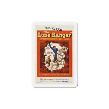 The Lone Ranger 1956 Movie Poster Refrigerator Magnet 5 Inch - The Sticker Space
