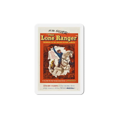 The Lone Ranger 1956 Movie Poster Refrigerator Magnet 6 Inch - The Sticker Space