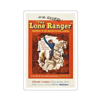 The Lone Ranger 1956 Movie Poster STICKER Vinyl Die-Cut Decal 3 Inch - The Sticker Space