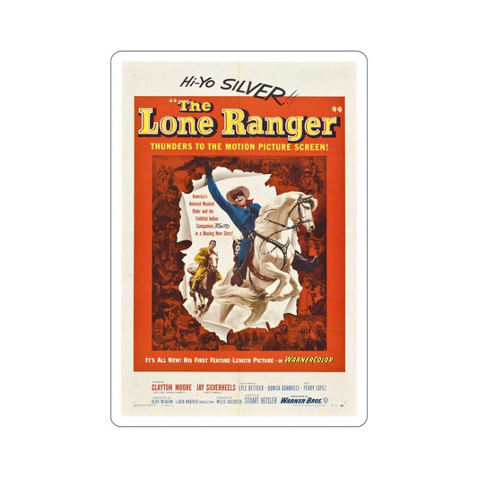 The Lone Ranger 1956 Movie Poster STICKER Vinyl Die-Cut Decal-6 Inch-The Sticker Space