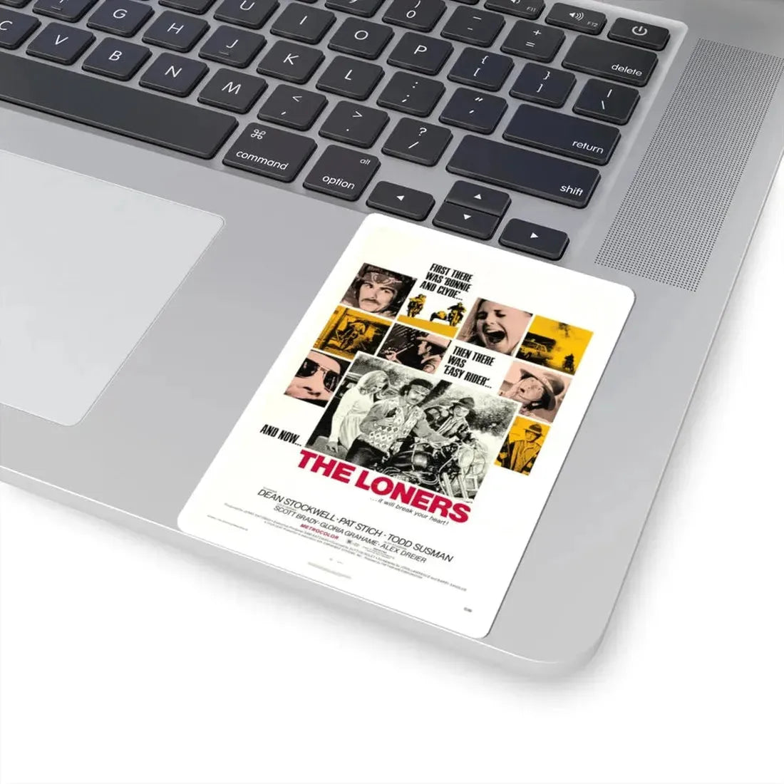 The Loners 1972 Movie Poster - STICKER Vinyl Kiss-Cut Decal - The Sticker Space