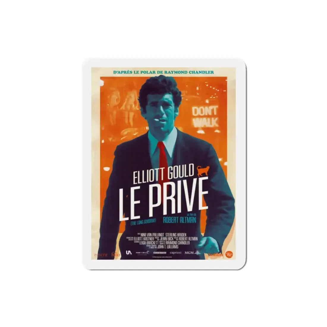 The Long Goodbye 1973 3 Movie Poster Refrigerator Magnet 2 Inch - The Sticker Space