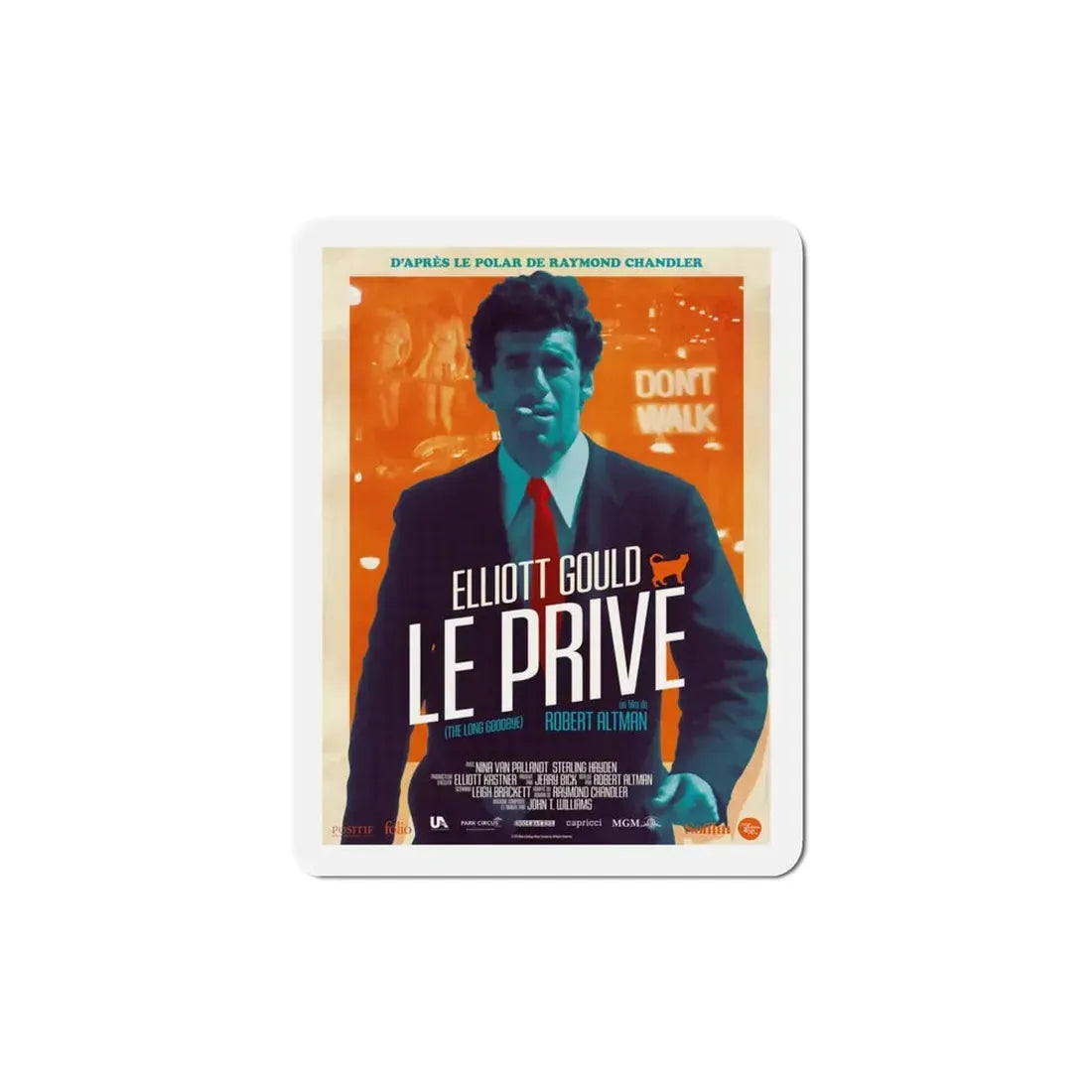 The Long Goodbye 1973 3 Movie Poster Refrigerator Magnet 4 Inch - The Sticker Space