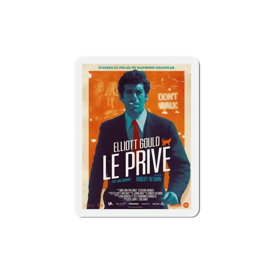 The Long Goodbye 1973 3 Movie Poster Refrigerator Magnet 6 Inch - The Sticker Space