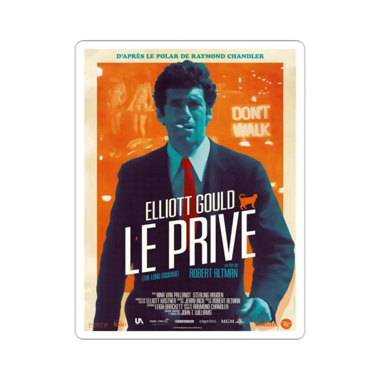The Long Goodbye 1973 3 Movie Poster STICKER Vinyl Die-Cut Decal 2 Inch - The Sticker Space