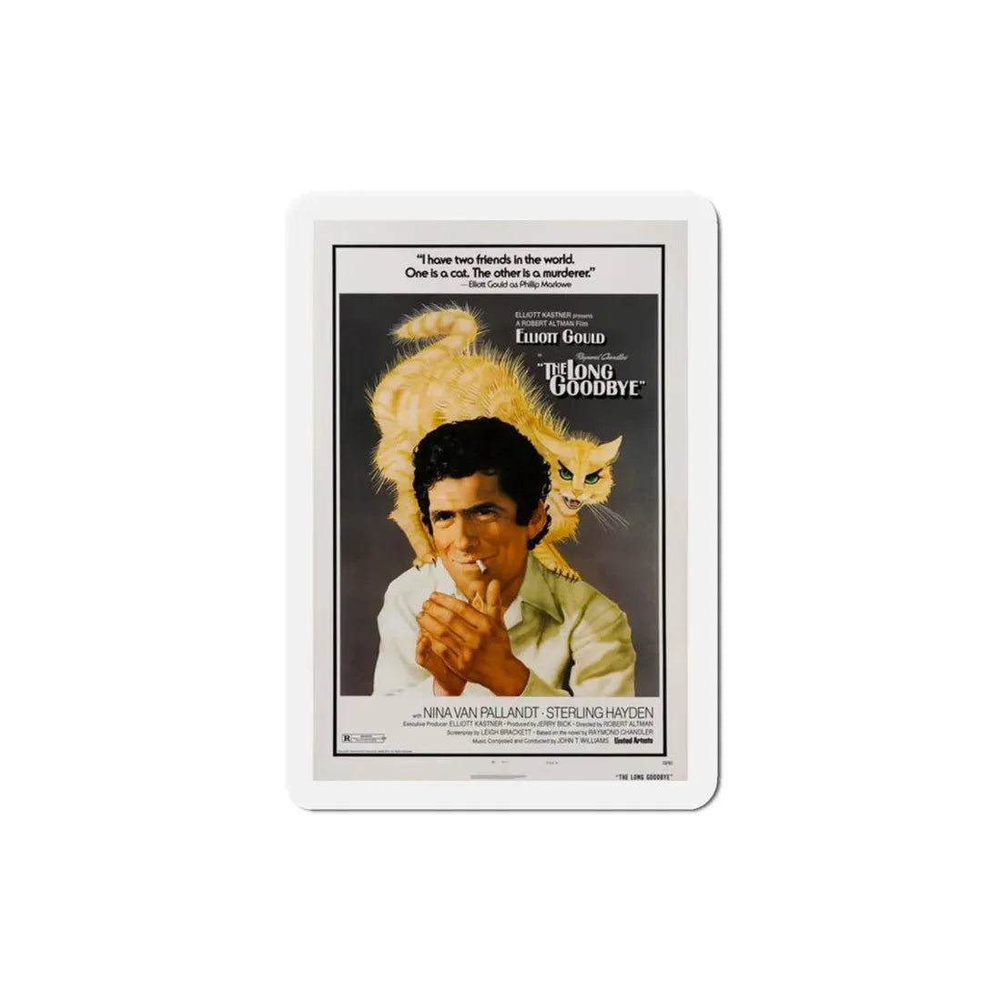 The Long Goodbye 1973 4 Movie Poster Refrigerator Magnet 3 Inch - The Sticker Space