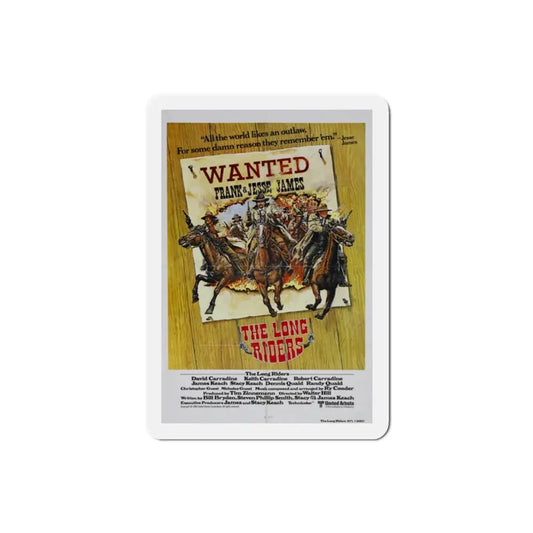 The Long Riders 1980 Movie Poster Refrigerator Magnet 2 Inch - The Sticker Space
