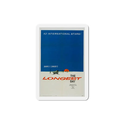 The Longest Day 1962 Movie Poster Refrigerator Magnet 3 Inch - The Sticker Space