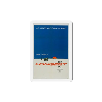 The Longest Day 1962 Movie Poster Refrigerator Magnet 4 Inch - The Sticker Space