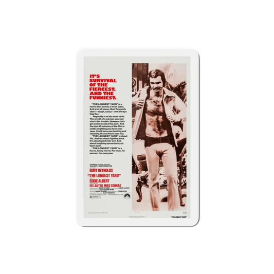 The Longest Yard 1974 Movie Poster Refrigerator Magnet 2 Inch - The Sticker Space
