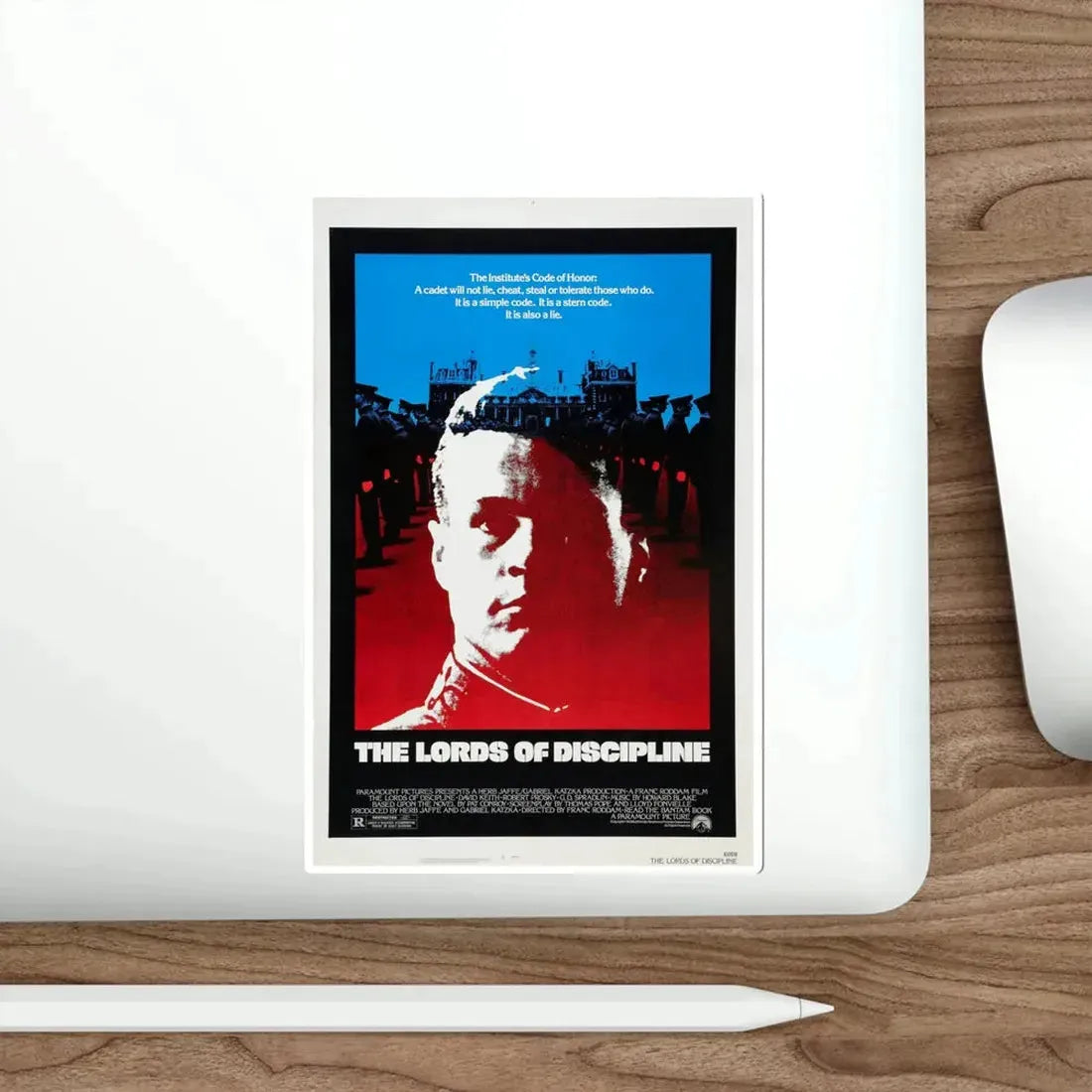 The Lords of Discipline 1983 Movie Poster STICKER Vinyl Die-Cut Decal - The Sticker Space