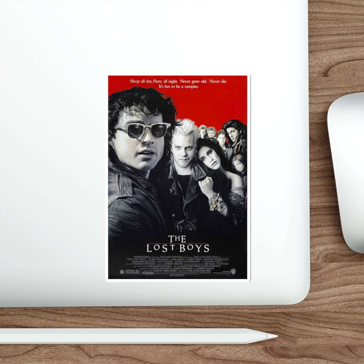 THE LOST BOYS 1987 Movie Poster STICKER Vinyl Die-Cut Decal-The Sticker Space