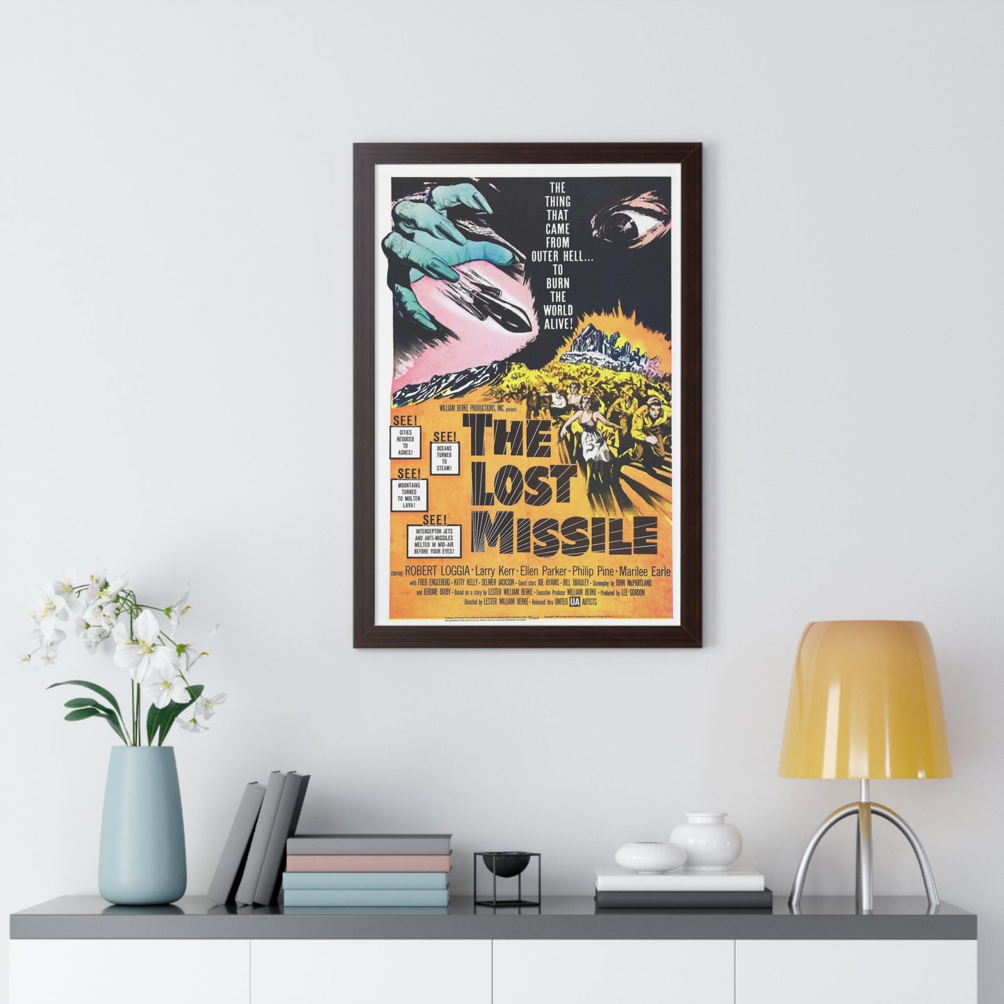 THE LOST MISSILE 1958 - Framed Movie Poster-The Sticker Space