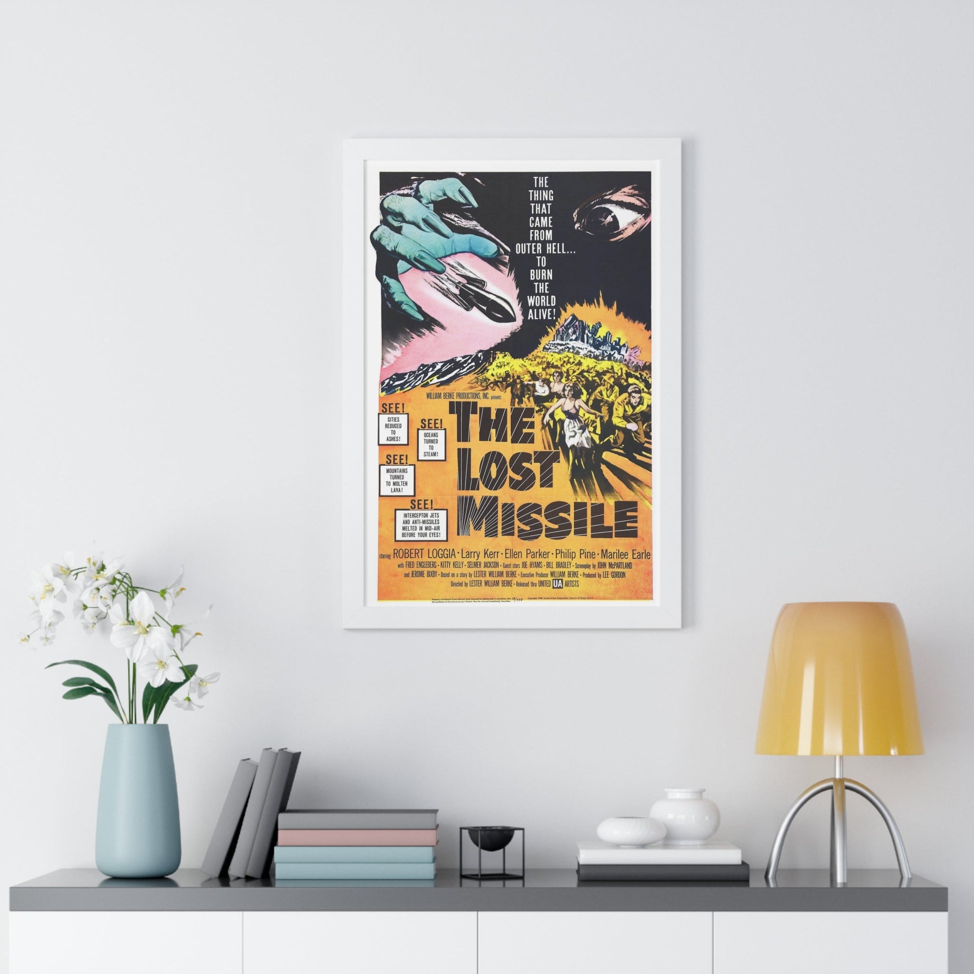 THE LOST MISSILE 1958 - Framed Movie Poster-The Sticker Space