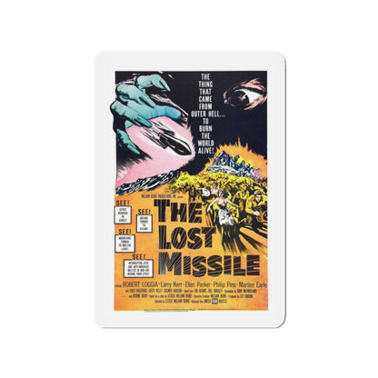 THE LOST MISSILE 1958 Movie Poster - Refrigerator Magnet-2" x 2"-The Sticker Space