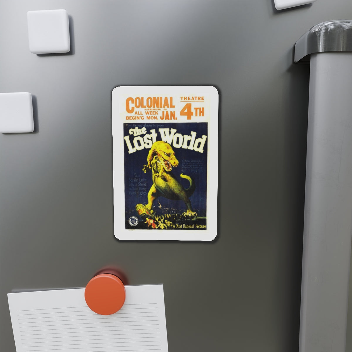 THE LOST WORLD 1960 Movie Poster - Refrigerator Magnet-The Sticker Space