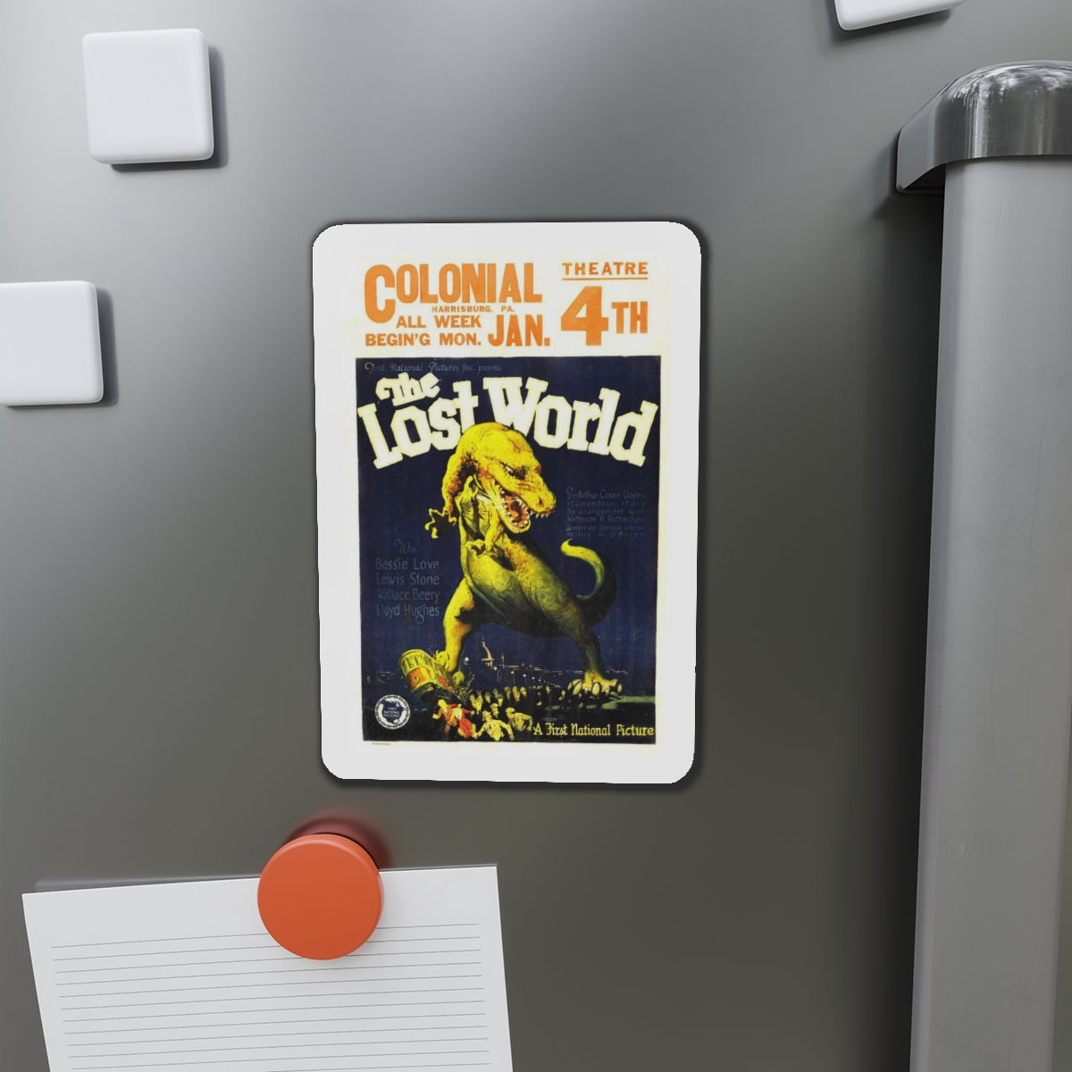 THE LOST WORLD 1960 Movie Poster - Refrigerator Magnet-The Sticker Space