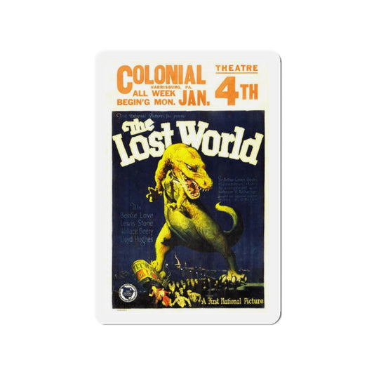 THE LOST WORLD 1960 Movie Poster - Refrigerator Magnet-2" x 2"-The Sticker Space