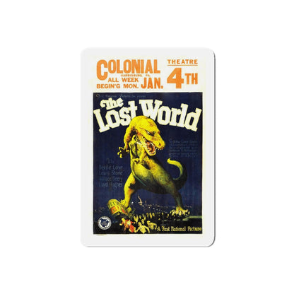 THE LOST WORLD 1960 Movie Poster - Refrigerator Magnet-5" x 5"-The Sticker Space