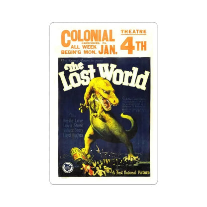 THE LOST WORLD 1960 Movie Poster - STICKER Vinyl Kiss-Cut Decal 2 Inch White - The Sticker Space