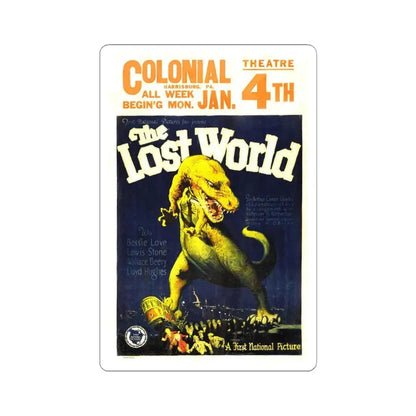 THE LOST WORLD 1960 Movie Poster - STICKER Vinyl Kiss-Cut Decal 6 Inch White - The Sticker Space