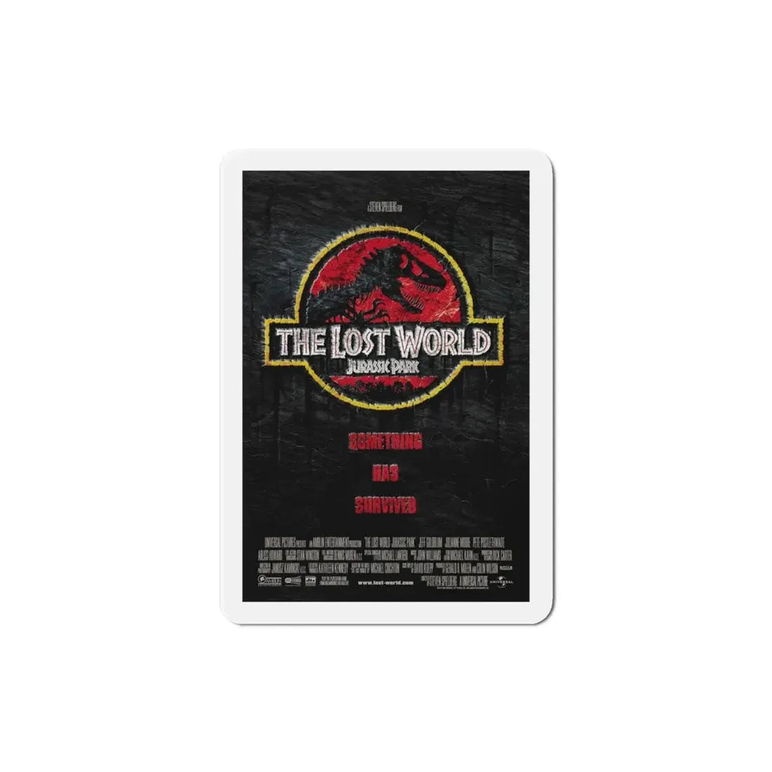 The Lost World Jurassic Park 1997 2 Movie Poster Refrigerator Magnet 4 Inch - The Sticker Space