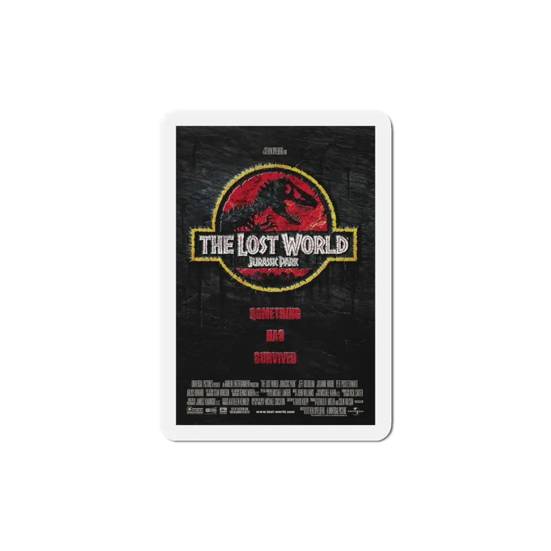 The Lost World Jurassic Park 1997 2 Movie Poster Refrigerator Magnet 6 Inch - The Sticker Space