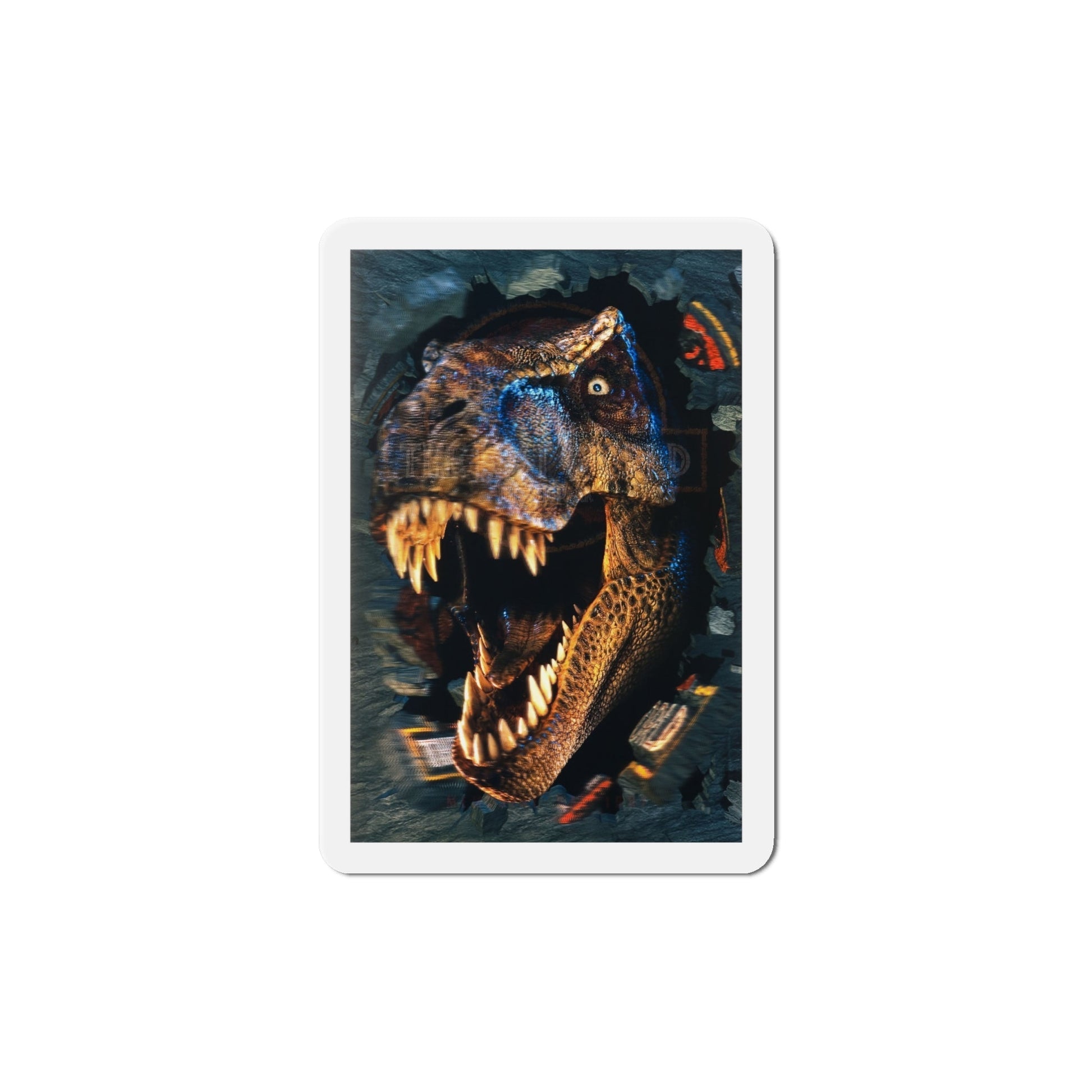 The Lost World Jurassic Park 1997 Movie Poster Die-Cut Magnet-6 Inch-The Sticker Space