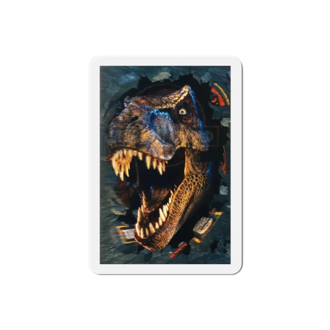 The Lost World Jurassic Park 1997 Movie Poster Refrigerator Magnet 2 Inch - The Sticker Space