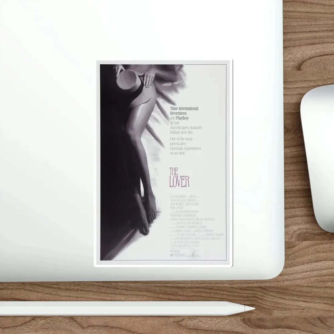 The Lover 1991 Movie Poster STICKER Vinyl Die-Cut Decal - The Sticker Space