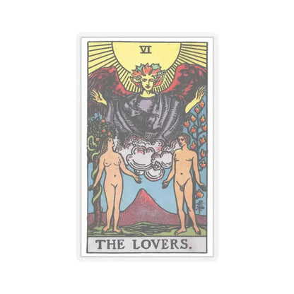 The Lovers (Tarot Card) STICKER Vinyl Kiss-Cut Decal 2 Inch Transparent - The Sticker Space