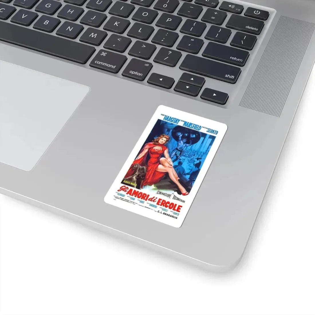 THE LOVES OF HERCULES 1960 Movie Poster - STICKER Vinyl Kiss-Cut Decal - The Sticker Space