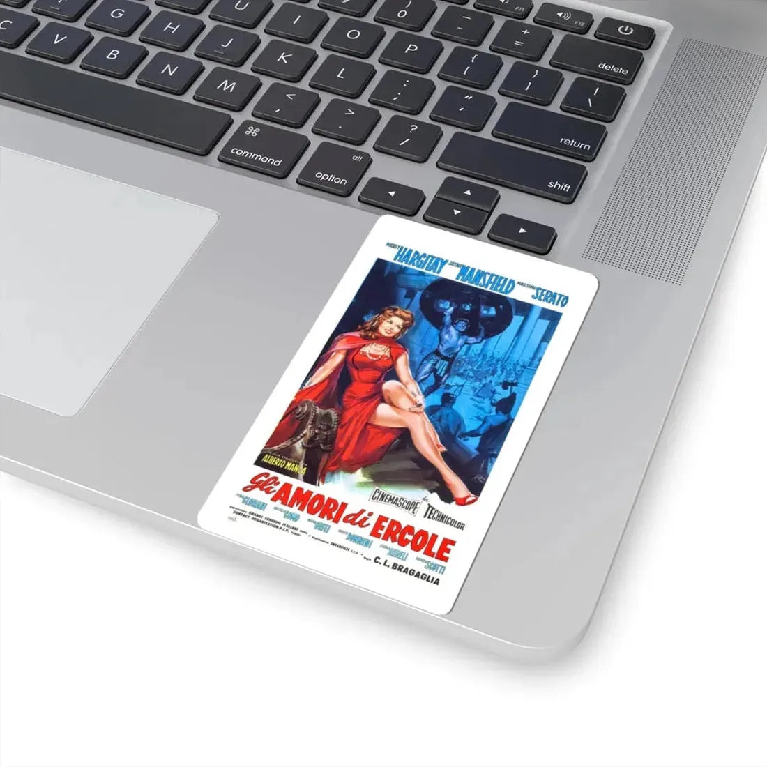 THE LOVES OF HERCULES 1960 Movie Poster - STICKER Vinyl Kiss-Cut Decal - The Sticker Space