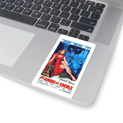 THE LOVES OF HERCULES 1960 Movie Poster - STICKER Vinyl Kiss-Cut Decal - The Sticker Space
