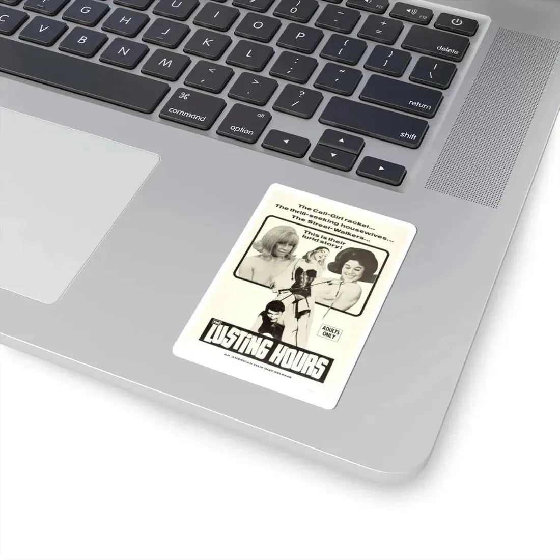 THE LUSTING HOURS 1967 Movie Poster - STICKER Vinyl Kiss-Cut Decal - The Sticker Space