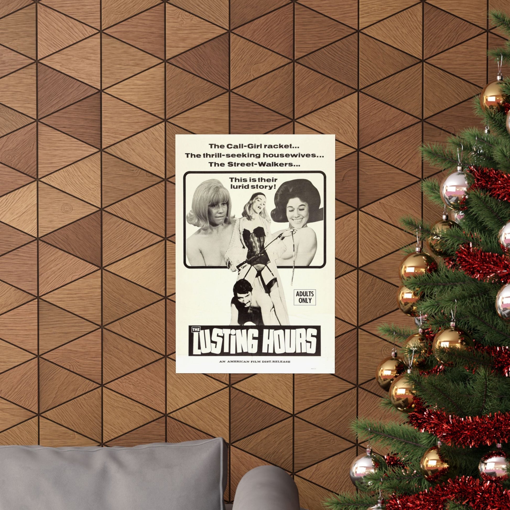 THE LUSTING HOURS 1967 - Paper Movie Poster-The Sticker Space