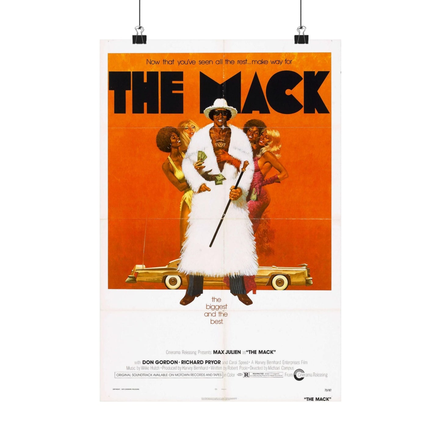 THE MACK 1973 - Paper Movie Poster-12″ x 18″-The Sticker Space