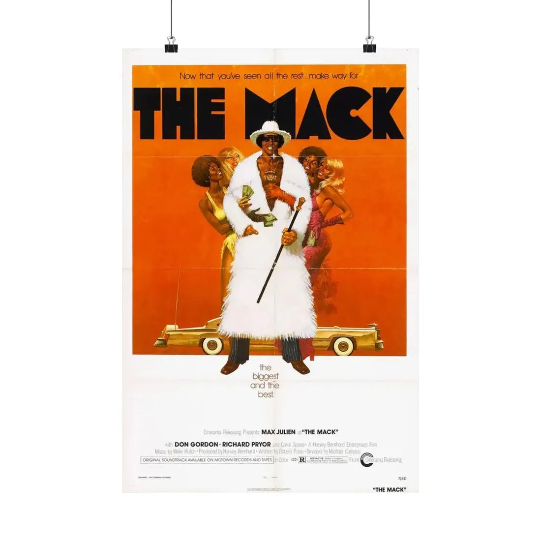 THE MACK 1973 - Paper Movie Poster 16″ x 24″ Matte - The Sticker Space