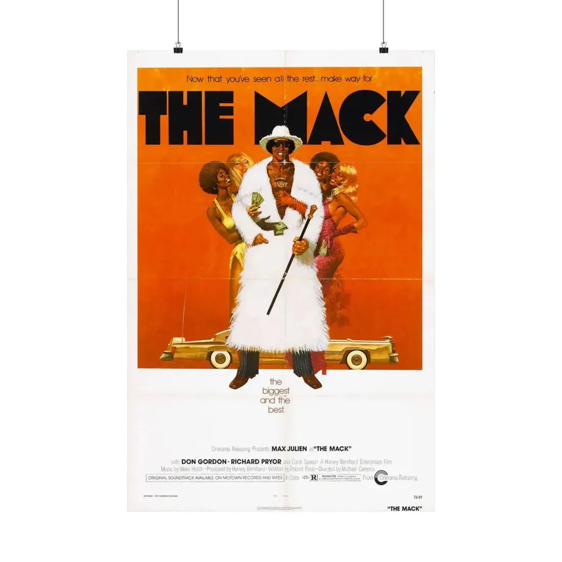 THE MACK 1973 - Paper Movie Poster 24″ x 36″ Matte - The Sticker Space
