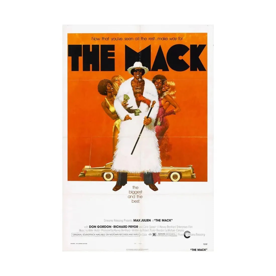 THE MACK 1973 - Paper Movie Poster - The Sticker Space