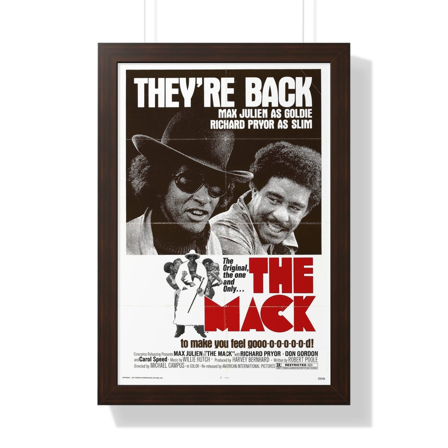 THE MACK (2) 1973 - Framed Movie Poster-16″ x 24″-The Sticker Space