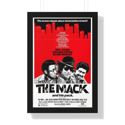 THE MACK (3) 1973 - Framed Movie Poster 16″ x 24″ Black - The Sticker Space