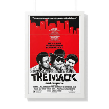 THE MACK (3) 1973 - Framed Movie Poster 20" x 30" White - The Sticker Space
