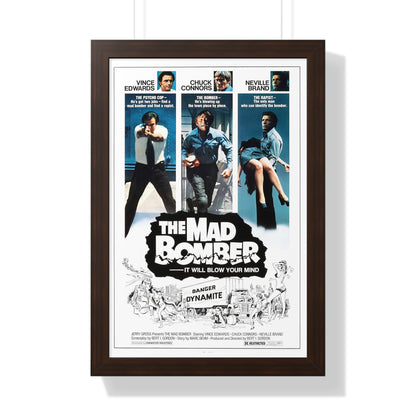 THE MAD BOMBER 1973 - Framed Movie Poster-16″ x 24″-The Sticker Space