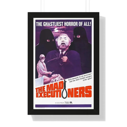 THE MAD EXECUTIONERS 1963 - Framed Movie Poster 16″ x 24″ Black - The Sticker Space
