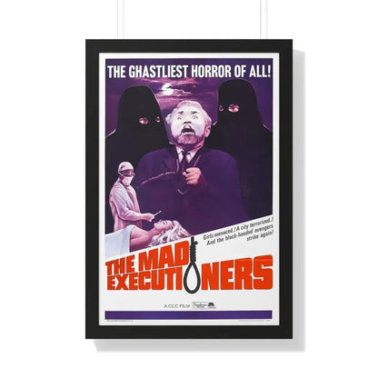 THE MAD EXECUTIONERS 1963 - Framed Movie Poster 20" x 30" Black - The Sticker Space